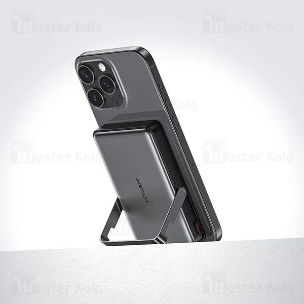 پاوربانک وایرلس 10000 مگ سیف ایس فست ACEFAST M17 توان 22.5 وات دارای استند
